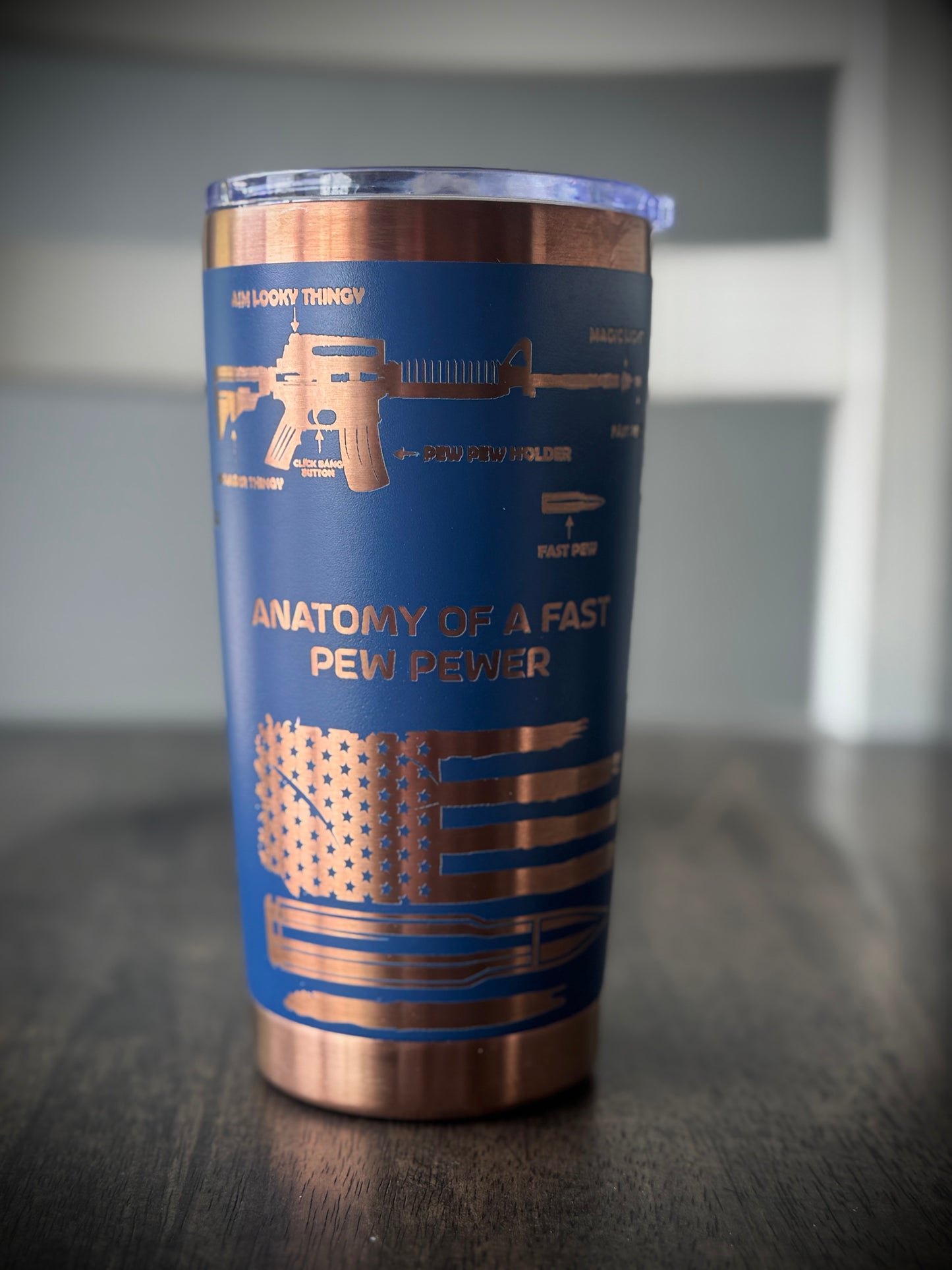 Anatomy Of a Pew full wrap 20oz Tumbler