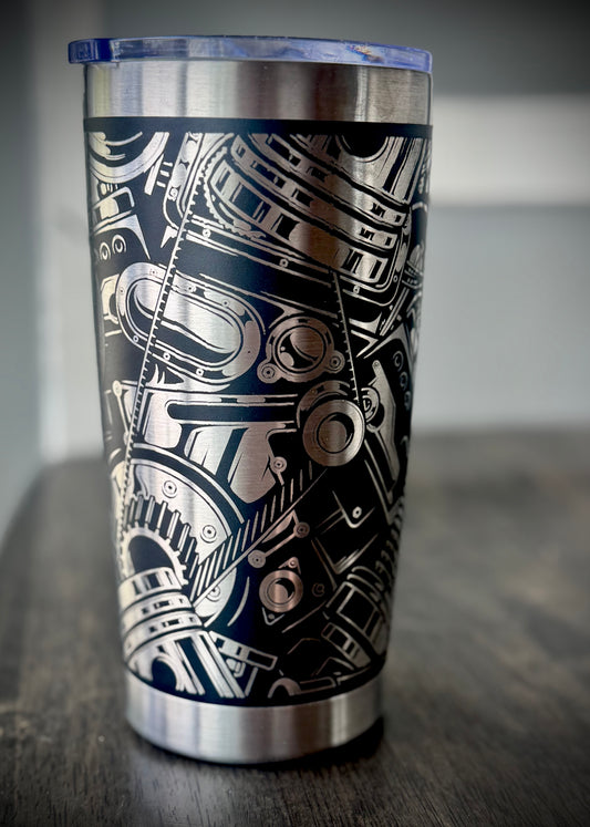 Engraved 20oz Mechanic Tumbler