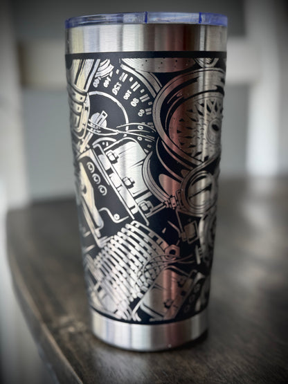 Engraved 20oz Mechanic Tumbler
